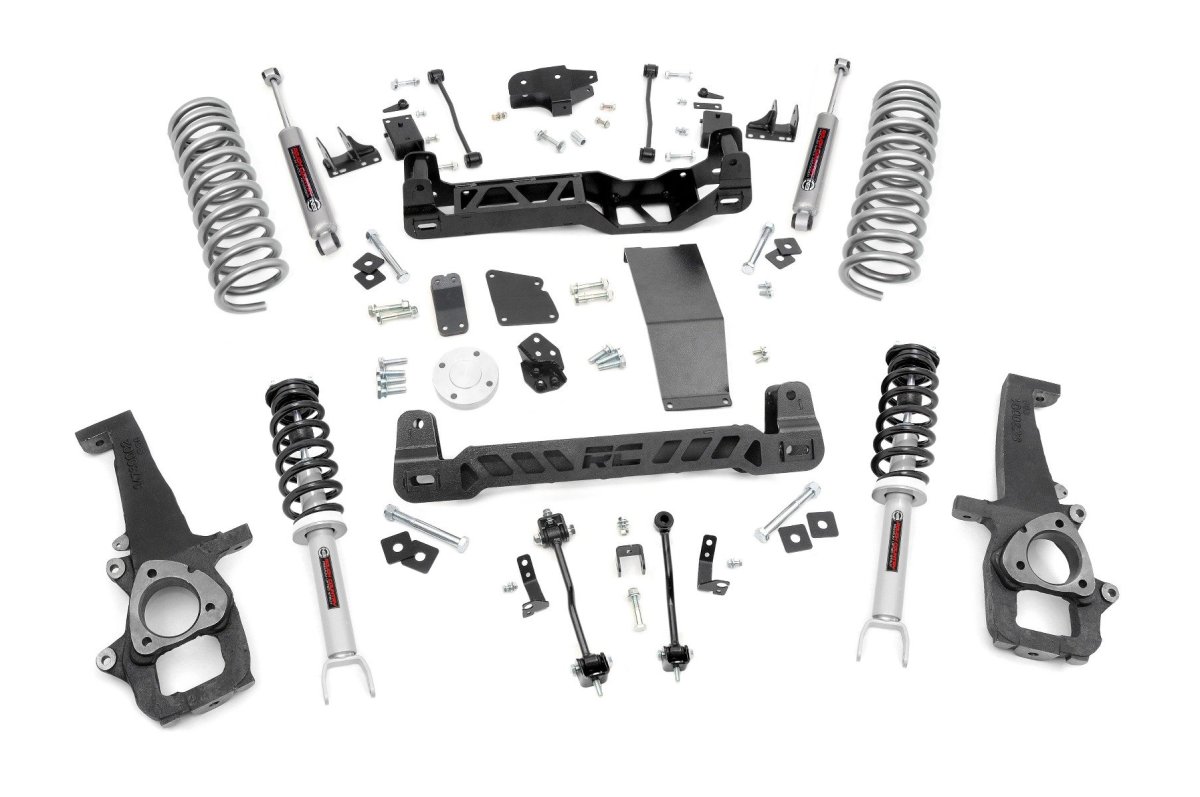 Ram 1500 Classic Suspension Lift Kit - Front + Rear - Rough Country - 6 Inch with N3 Struts - '19-'23